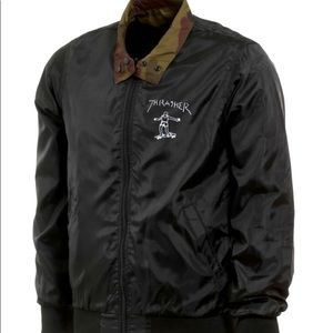 Thrasher Gonz Reverisble Camo & Black Jacket